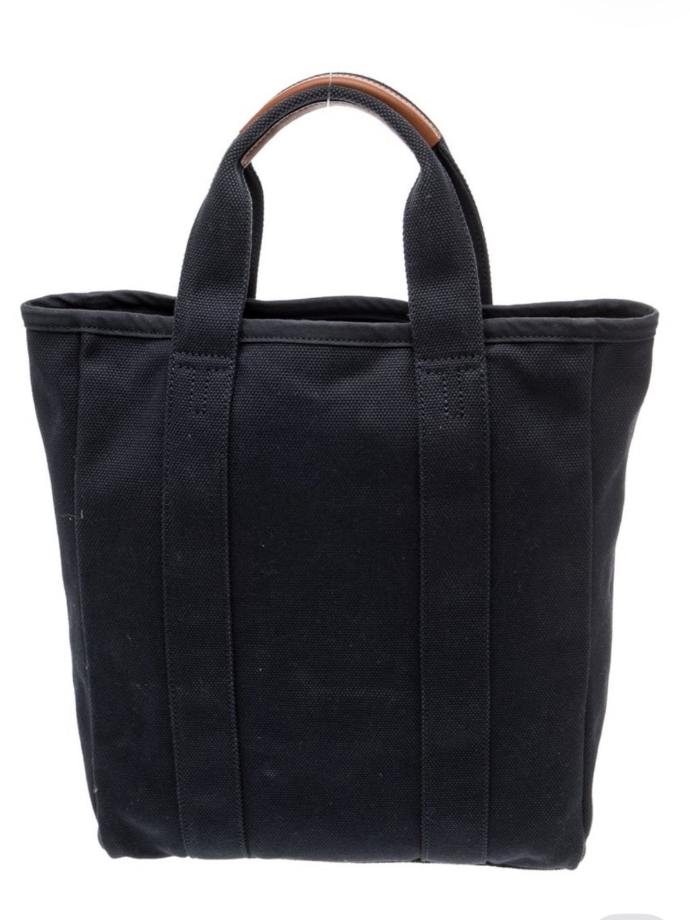 Tory Burch Black Canvas Logo Tote - Picture 5 of 11
